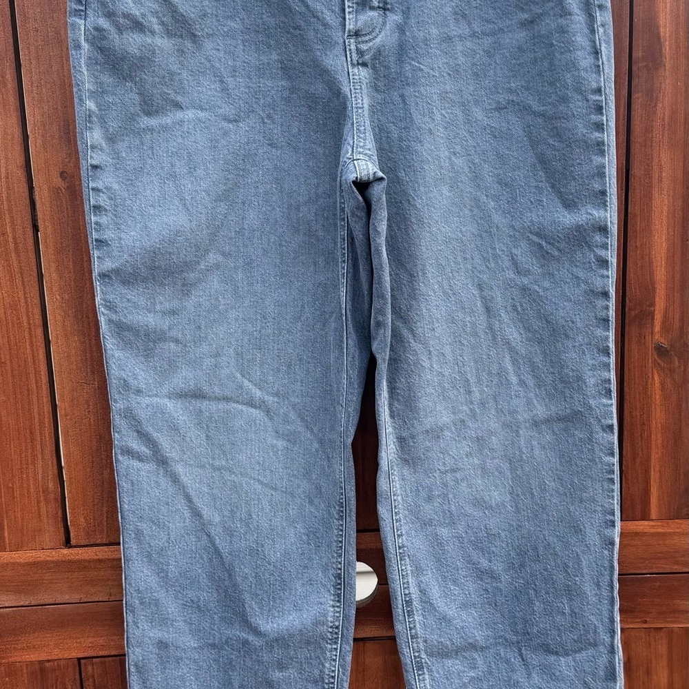 Universal Thread High Rise Straight Blue Jeans Size 14R, NWT - Picture 7 of 9